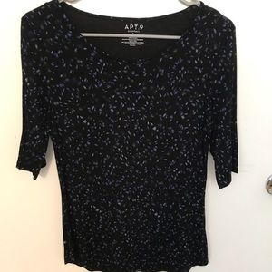 Apt 9 Essentials 3/4 Sleeve Blouse